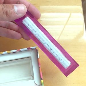 Mezuzah holder for doorway (purple acrylic)